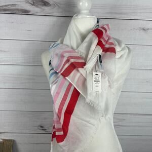 Talbots Women's Striped‎ Scarf Lightweight Multicolor NWT